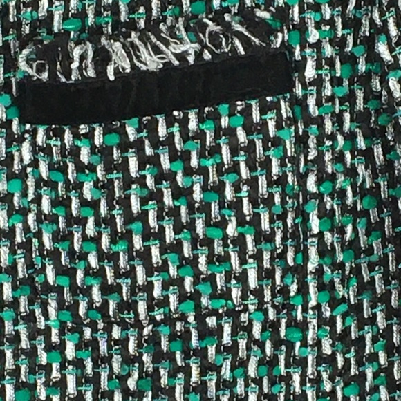 Vintage Open Blazer by VARIATIONS textured fringe - Picture 4 of 14